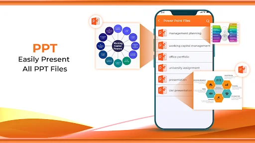 PPT presentation reader for PowerPoint files with file search and slide preview in Document Manager
