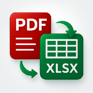 PDF to Excel Converter & XLSX icon